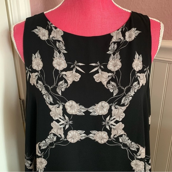 Max Studio Sleeveless Sheath Dress Black and Grey Design size Large - Picture 2 of 6